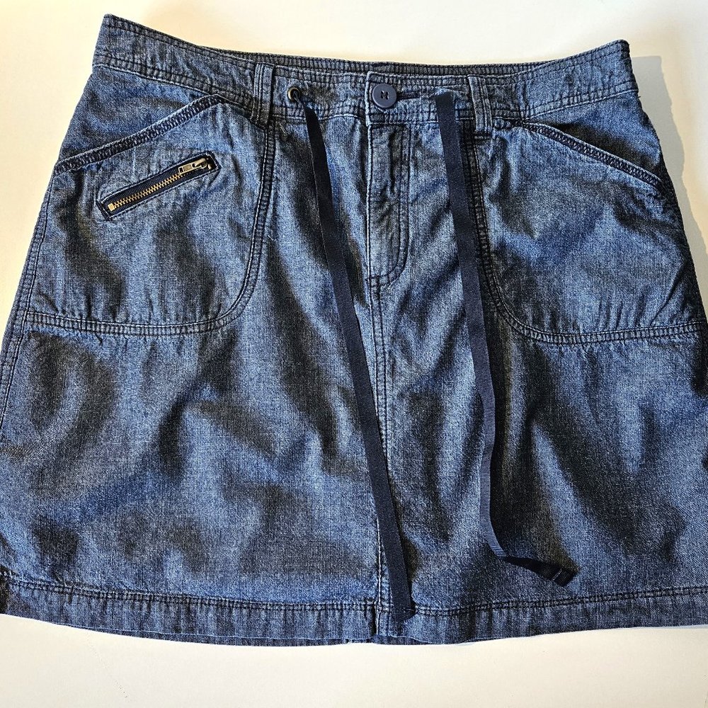 White Stag Denim Skirt Skorts Size 10